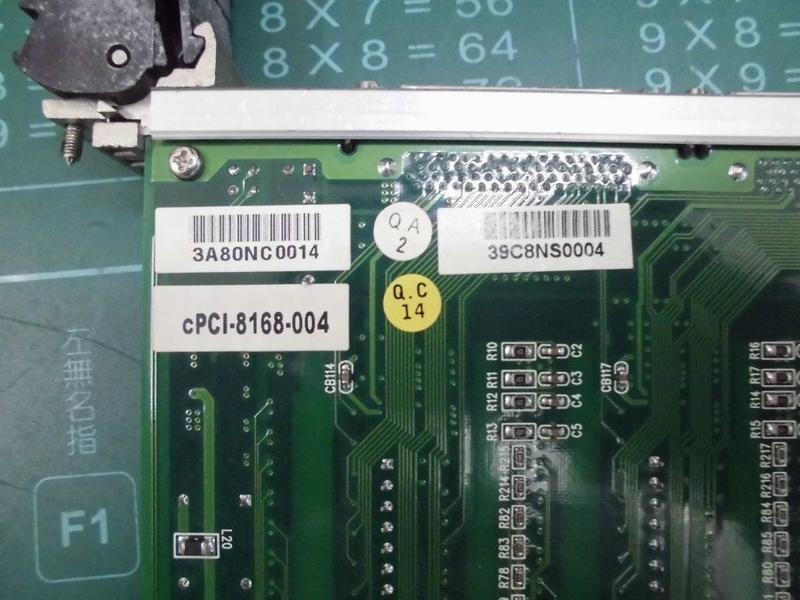 MODEL : cPCI-8168-006 MODEL : cPCI-8168-004(二手良品) — 3 / 3