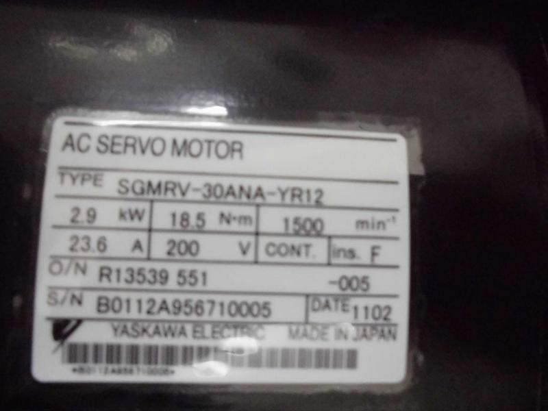 YASKAWA MODEL : SGMRV-30ANA-YR12 3000W 無盒裝 (NEW) — 3 / 3