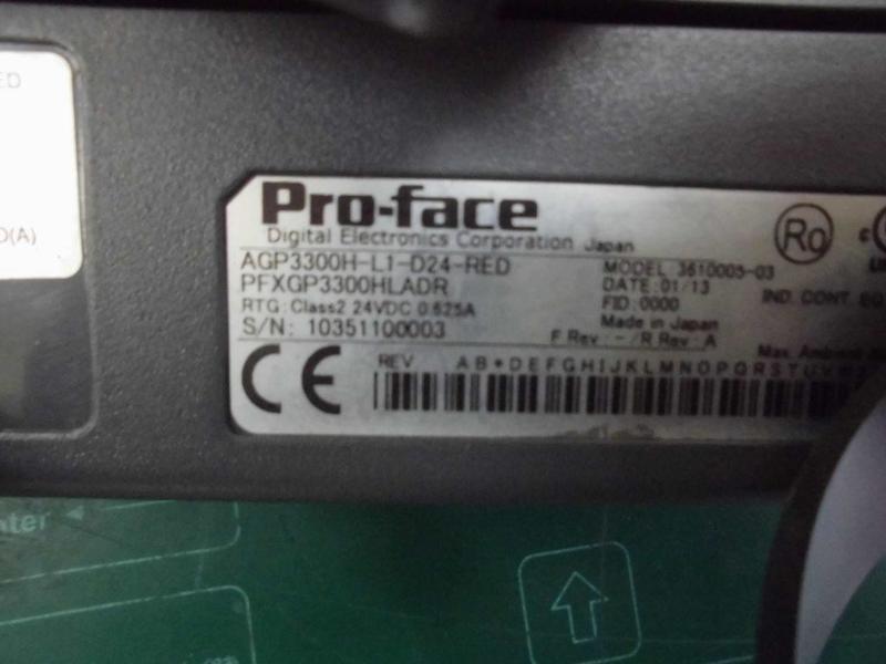 DIGITAL PRO-FACE TYPE : AGP3300H-L1-D24-RED (二手良品) — 5 / 5