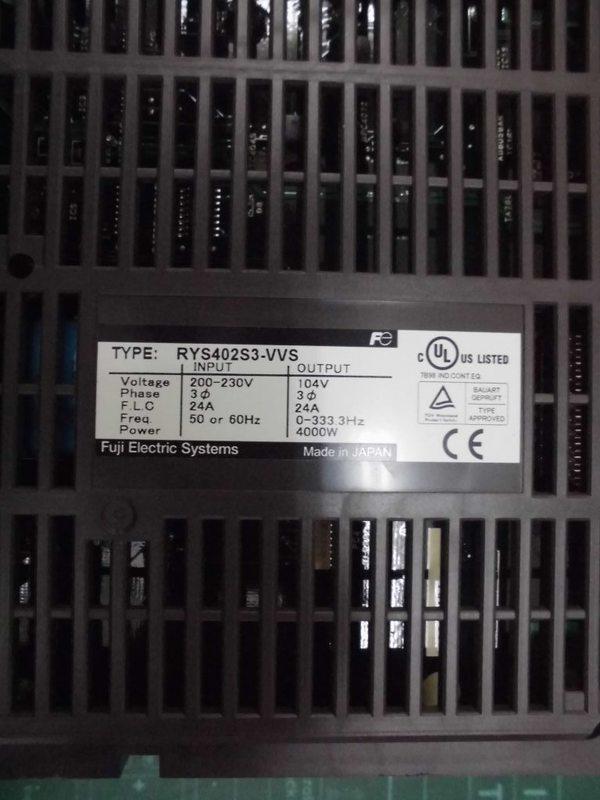FUJI ELECTRIC MODEL : RYS402S3-VVS 4000W (二手良品) — 3 / 7