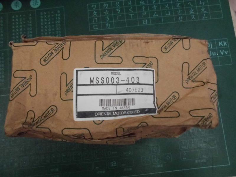 ORIENTAL MOTOR MODEL : MSP101 + MSM003-403 盒裝 (NEW) — 9 / 9
