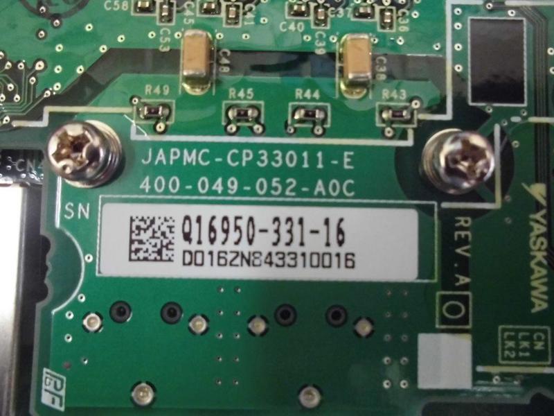 YASKAWA CPU-301 MODEL : JAPMC-CP3301-E REV.A0 — 6 / 8