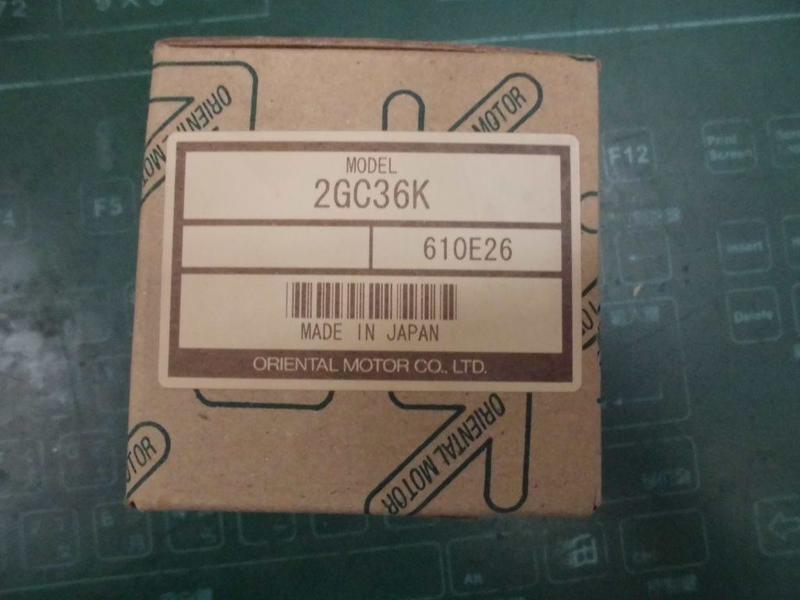 ORIENTAL MOTOR GEAR BOX MODEL : 2GC36K 盒裝 (NEW) — 4 / 4