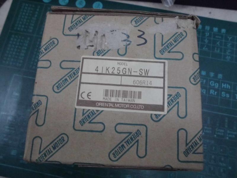 ORIENTAL MOTOR MODEL : 4IK25GN-SW 盒裝 (NEW) — 4 / 4