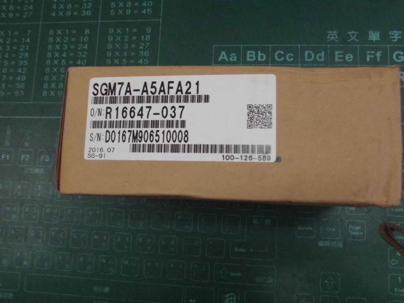YASKAWA MODEL : SGM7A-A5AFA21 50W 盒裝 (NEW) — 6 / 6