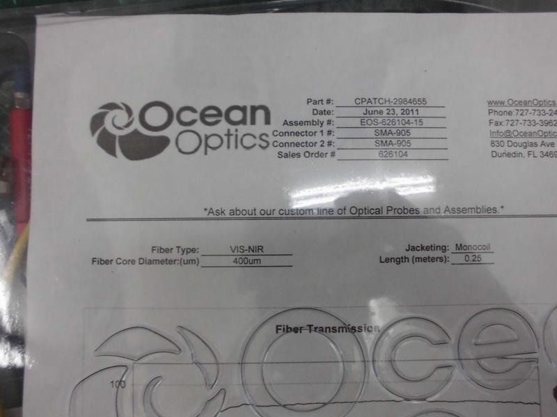 OCEAN OPTIC MODEL : VIS-NIR 盒裝 (NEW) — 3 / 6