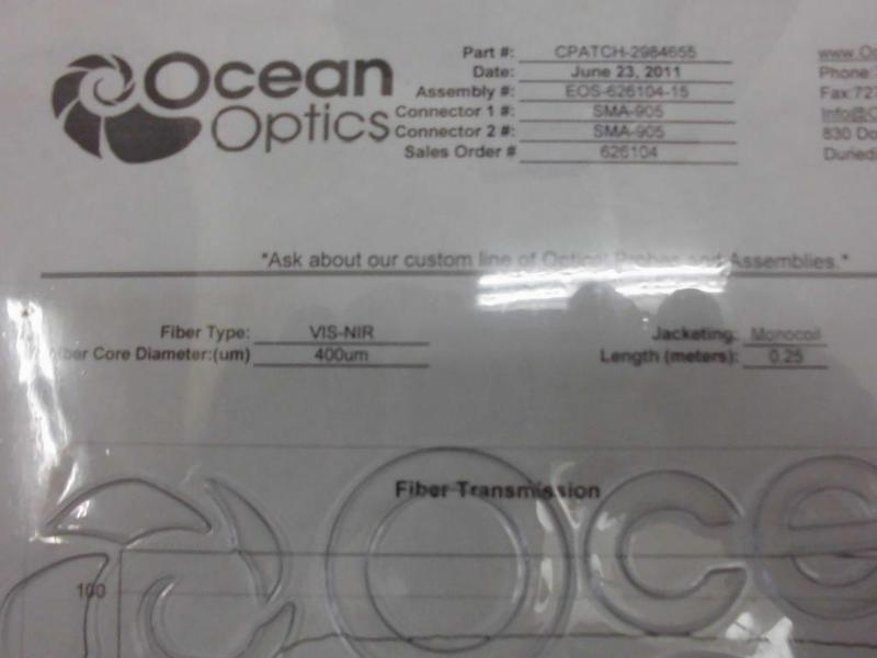 OCEAN OPTIC MODEL : VIS-NIR 盒裝 (NEW) — 6 / 6