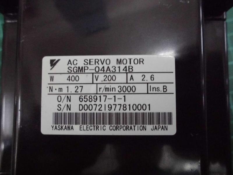 YASKAWA MODEL : SGMP-04A314B 400W 無盒裝 (NEW) — 5 / 5
