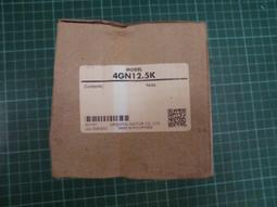 ORIENTAL MOTOR GEAR BOX MODDEL : 4GN12.5K 盒裝 (NEW)