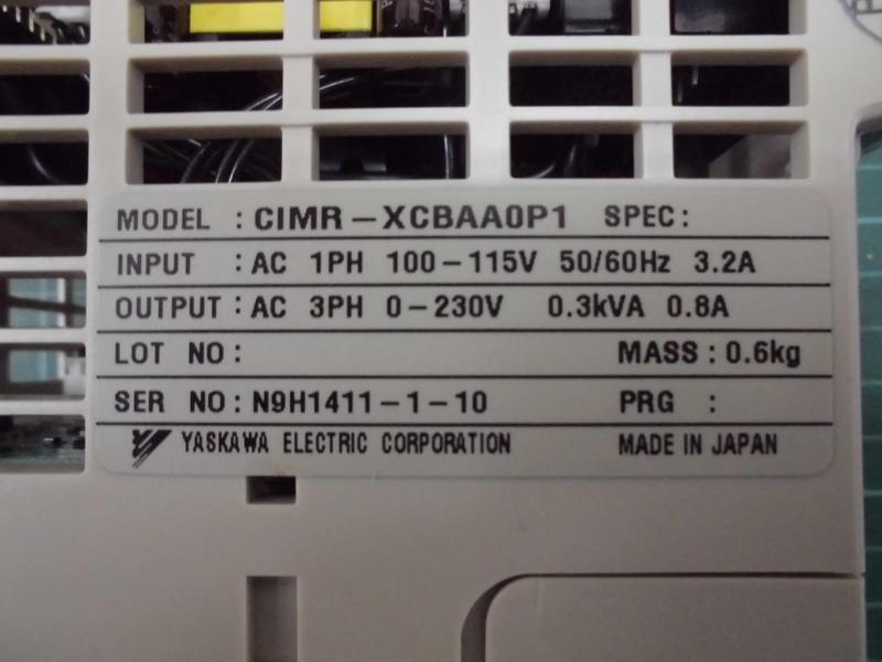 YASKAWA VS MINI MODEL : CIMR-XCBAA0P1 盒裝 (NEW) — 6 / 7
