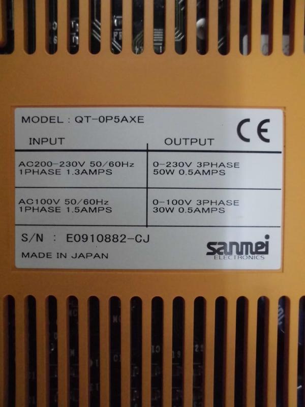 SANMEI MODEL : QT-0P5AXE 50W (二手良品) — 4 / 6