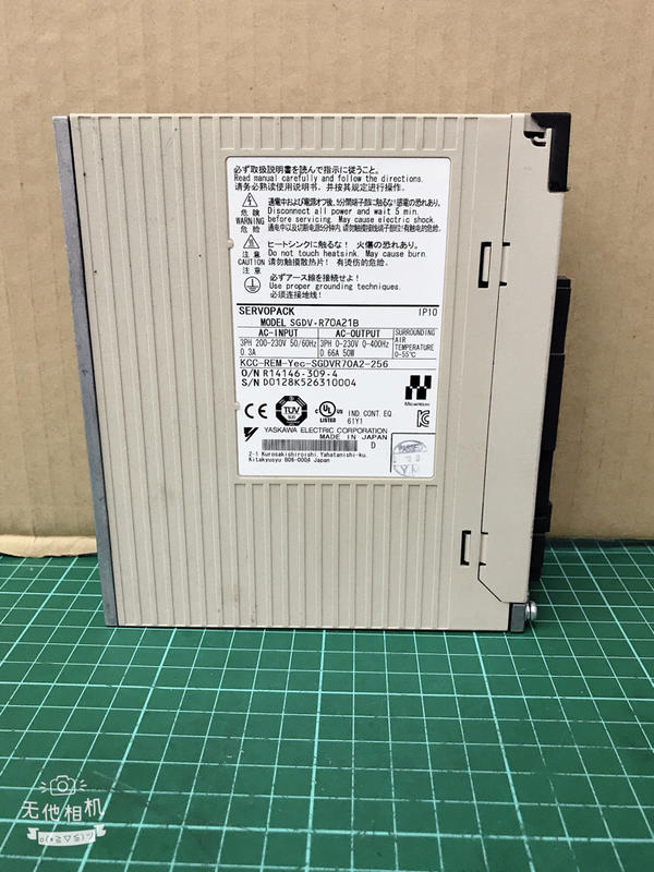 (永發電料) YASKAWA MODEL : SGDV-R70A21B (二手良品) — 2 / 4