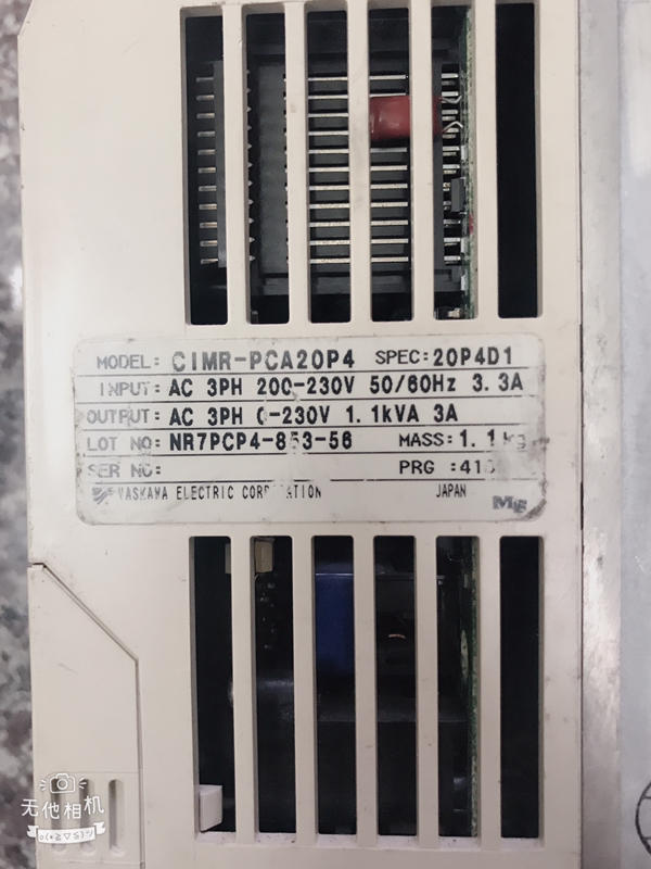 Varispeed MODEL:CIMR-PCS20P4   二手良品 — 4 / 4