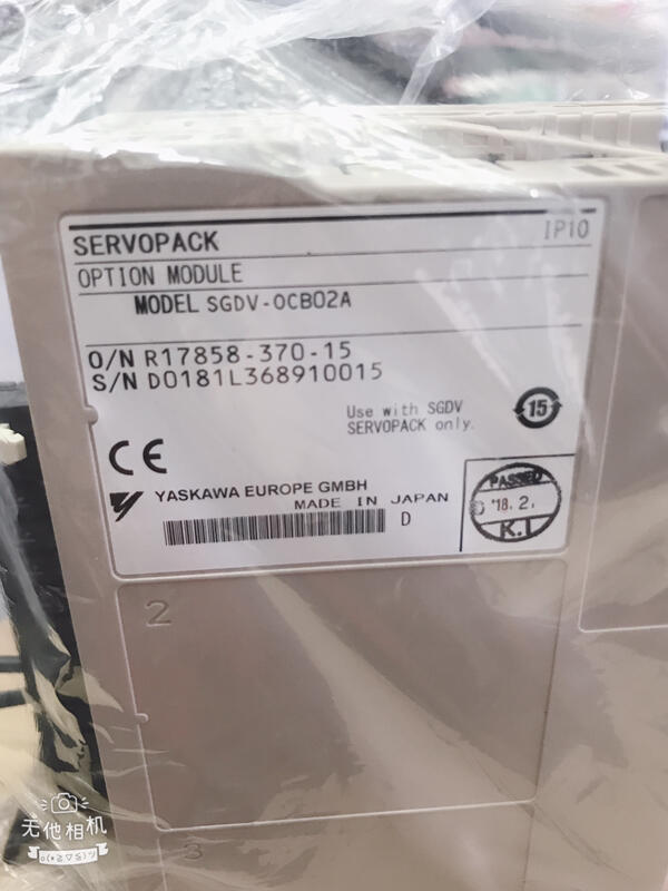 YASKAWA MODEL:SGDV-0CB02A SGDV-R90AE1A(NEW)保固6個月 — 4 / 6
