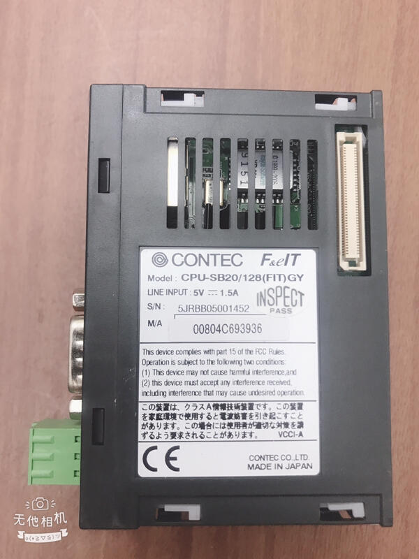 CONTEC MODEL: CPU-SB20/128(FIT)GY二手良品 — 3 / 3