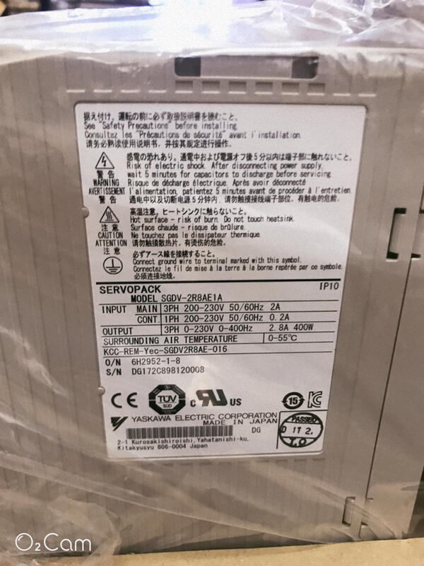 YASKAWA MODEL: SGDV-2R8AE1A(盒裝新品） — 3 / 6