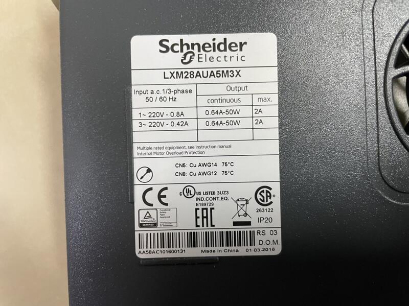 Schneider MODEL: LXM28AUA5M3X盒裝(NEW) — 5 / 7