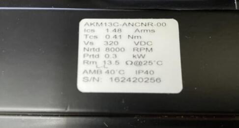 KOLLMORGEN TYPE : AKM13C-ANCNR-00 無盒裝 (NEW) — 5 / 5