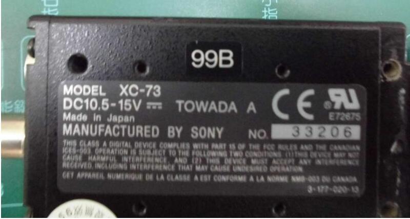 SONY CCD CAMERA MODEL : XC-73 (含鏡頭) (二手良品) — 2 / 3