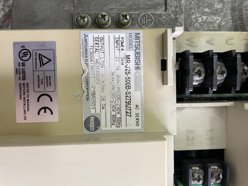 MITSUBISHI MODEL : MR-J2S-500B-S279U727 無前蓋 (二手良品) — 5 / 6