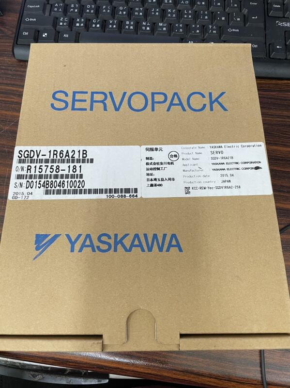 YASKAWA MODEL : SGDV-1R6A21B 盒裝 (NEW) — 8 / 8